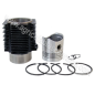 Kit cilindro piston para motores Lombardini 3LD510 Y 3LD511 Antiguo LDA510 4 Segmentos