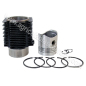 Kit cilindro piston para motores lombardini 3LD510 Y 3LD511 Moderno 4 Segmentos