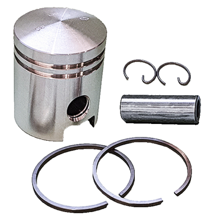 Piston completo Minsel M100 Rectificado 50,5mm 2Segmentos x 2.5mm