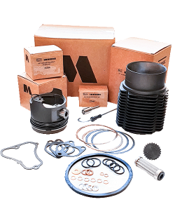 Kit cilindro, pistón y biela motor Minsel diésel  M470 y RF90