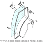cristal puerta derecha tractor Kubota M6040 M7040 M8540 M8560 M95470 M9960 M