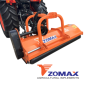 Desbrozadora / Trituradora Martillo Zomax ZMBCS140 Reversible , hidráulica doble enganche